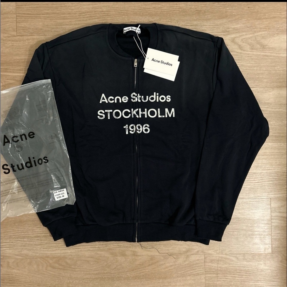 Acne Studios Black Zip-Up Jacket